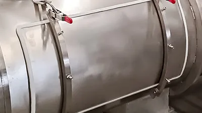 جهاز التهيئة والتكييف ثنائي العمود للعلف